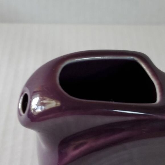Fiestaware Fiesta CERAMIC Small Mini Disk Pitcher CARAFE Mulberry Purple 5 OZ - Picture 11 of 15